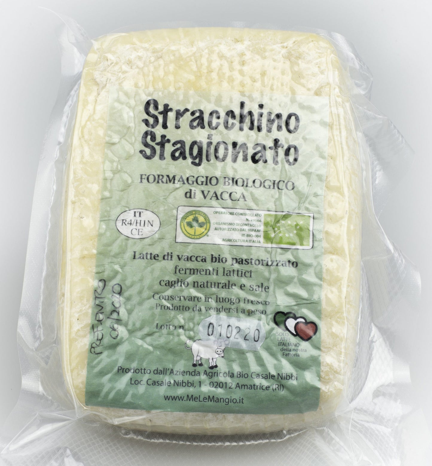 Organic Aged Stracchino 1.1 kg