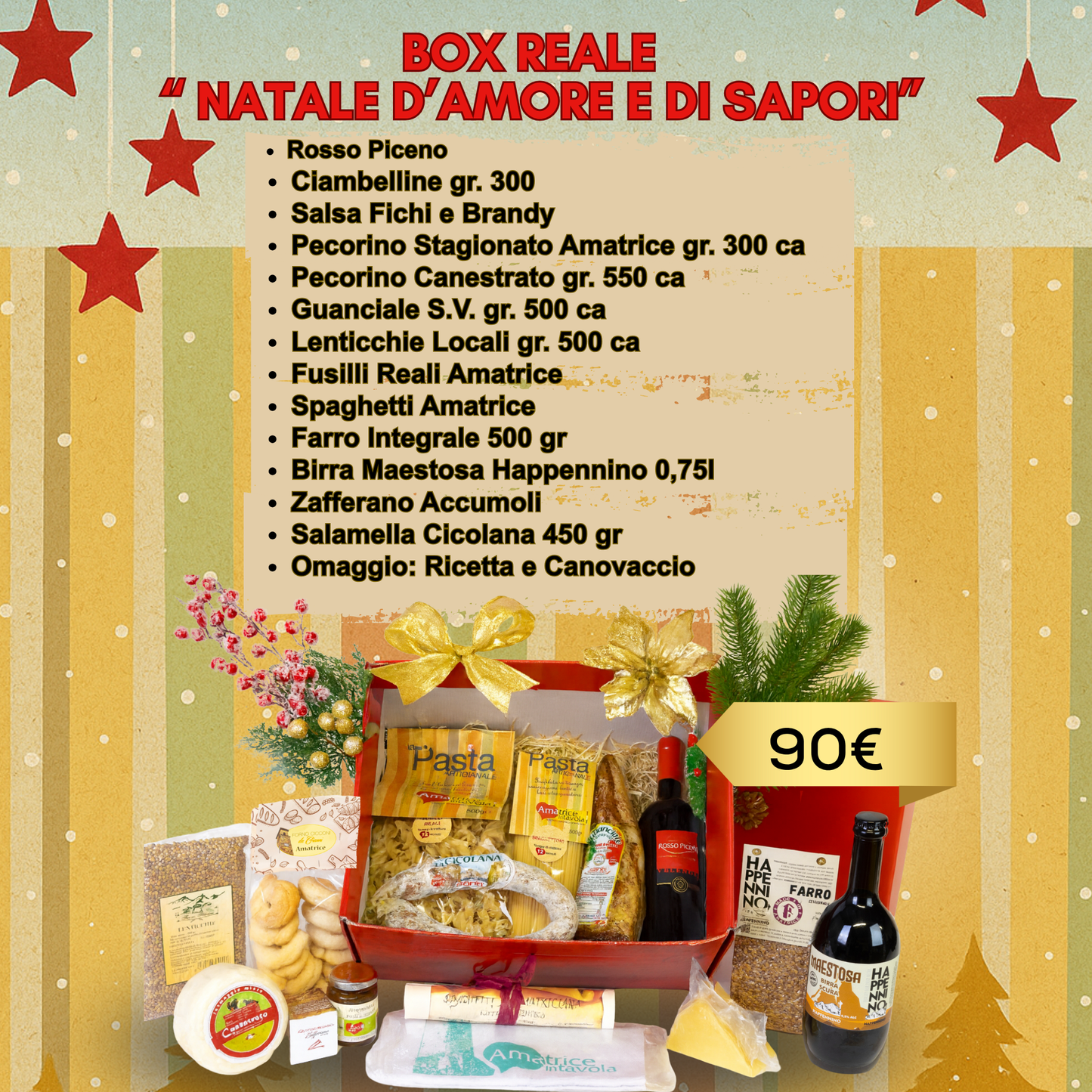 Box Natalizia "NATALE D'AMORE E DI SAPORI"
