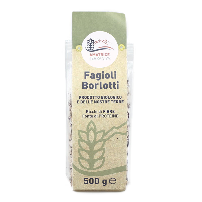 Organic borlotti beans 500 gr.