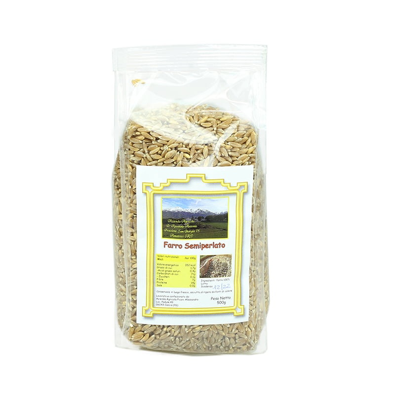 Organic semi-pearled spelt 500 gr.