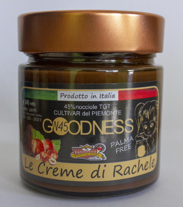 Crema spalmabile "Goodness" alla nocciola gr 240