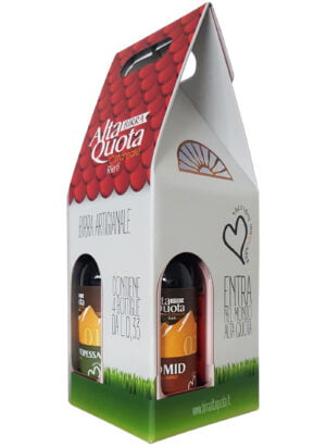 Box of four bottles 0.33 Lt