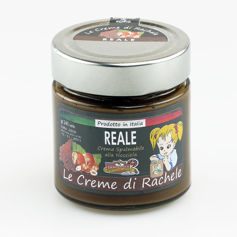 Crema spalmabile "Reale" alla nocciol  gr 240