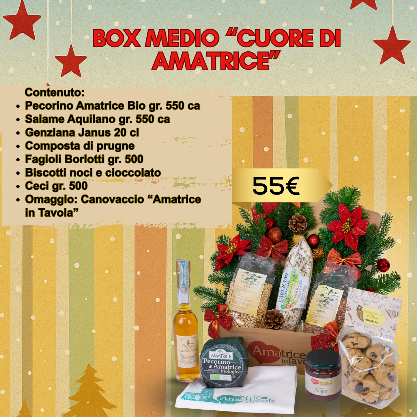 Box Natalizia "CUORE DI AMATRICE"