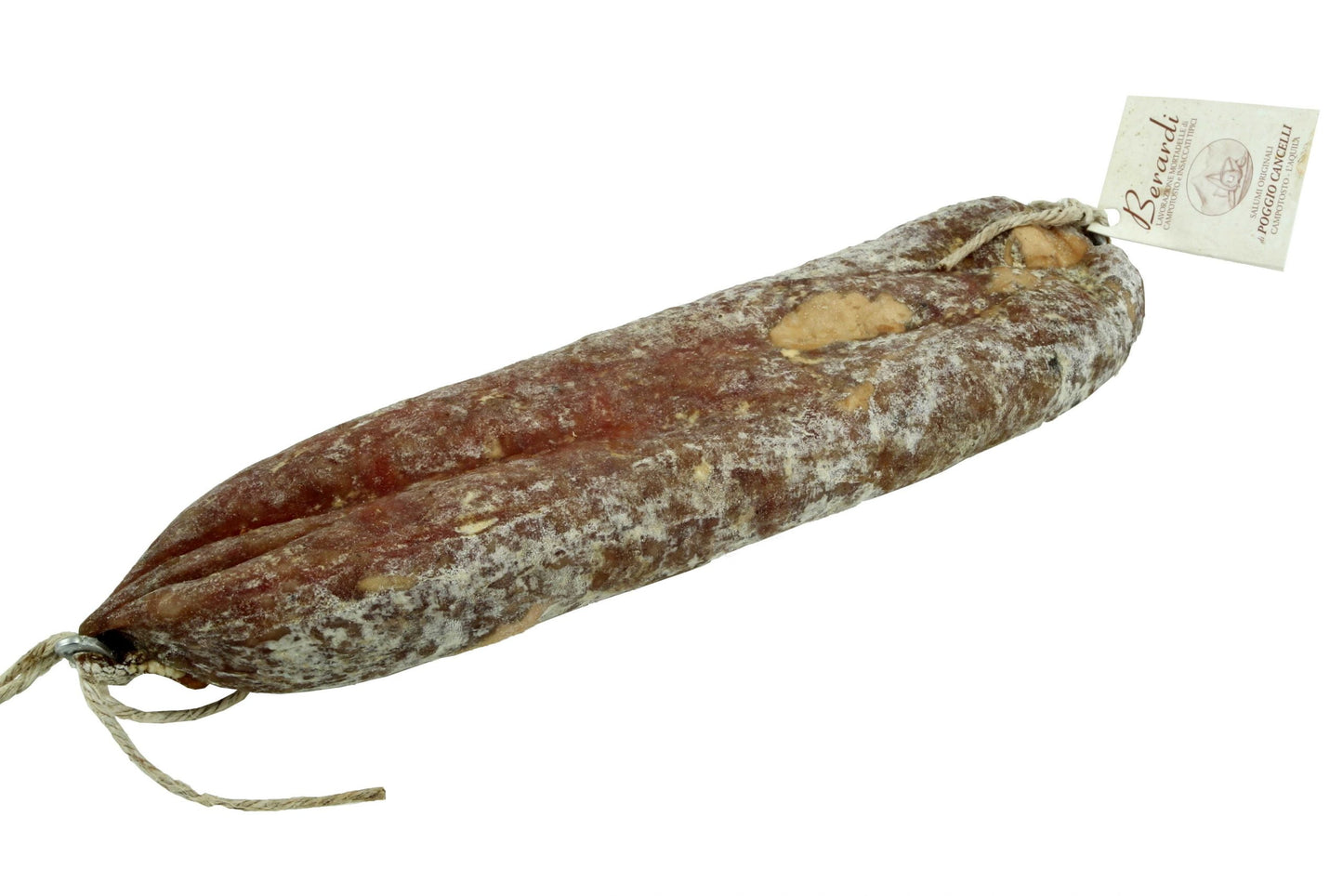 Salame schiacciato Berardi (Campotosto) kg 0,350 ca