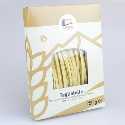 Tagliatelle Bio di grano tenero semi-integrale e uova gr. 250