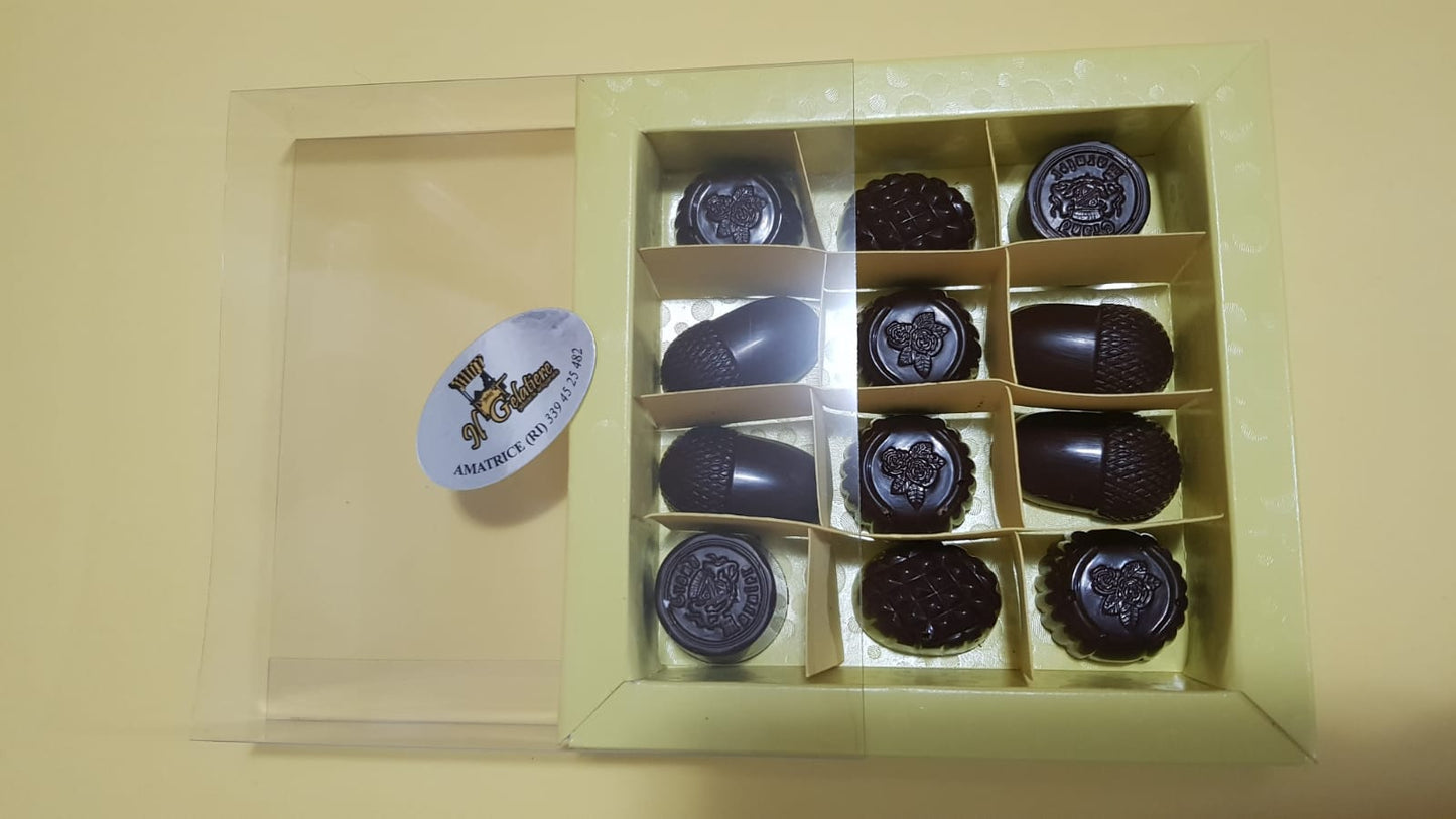 Confezione di cioccolatini assortiti 12 pz