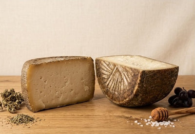 Formaggio Misto Pecora e Capra – Stagionato in Grotta 8 Mesi - Metà Forma da 1,250 kg circa