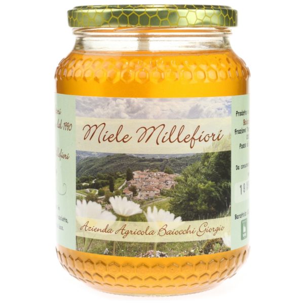Miele prodotto dall'Azienda agricola Baiocchi Giorgio nella Frazione Terracino di Accumoli (RI).